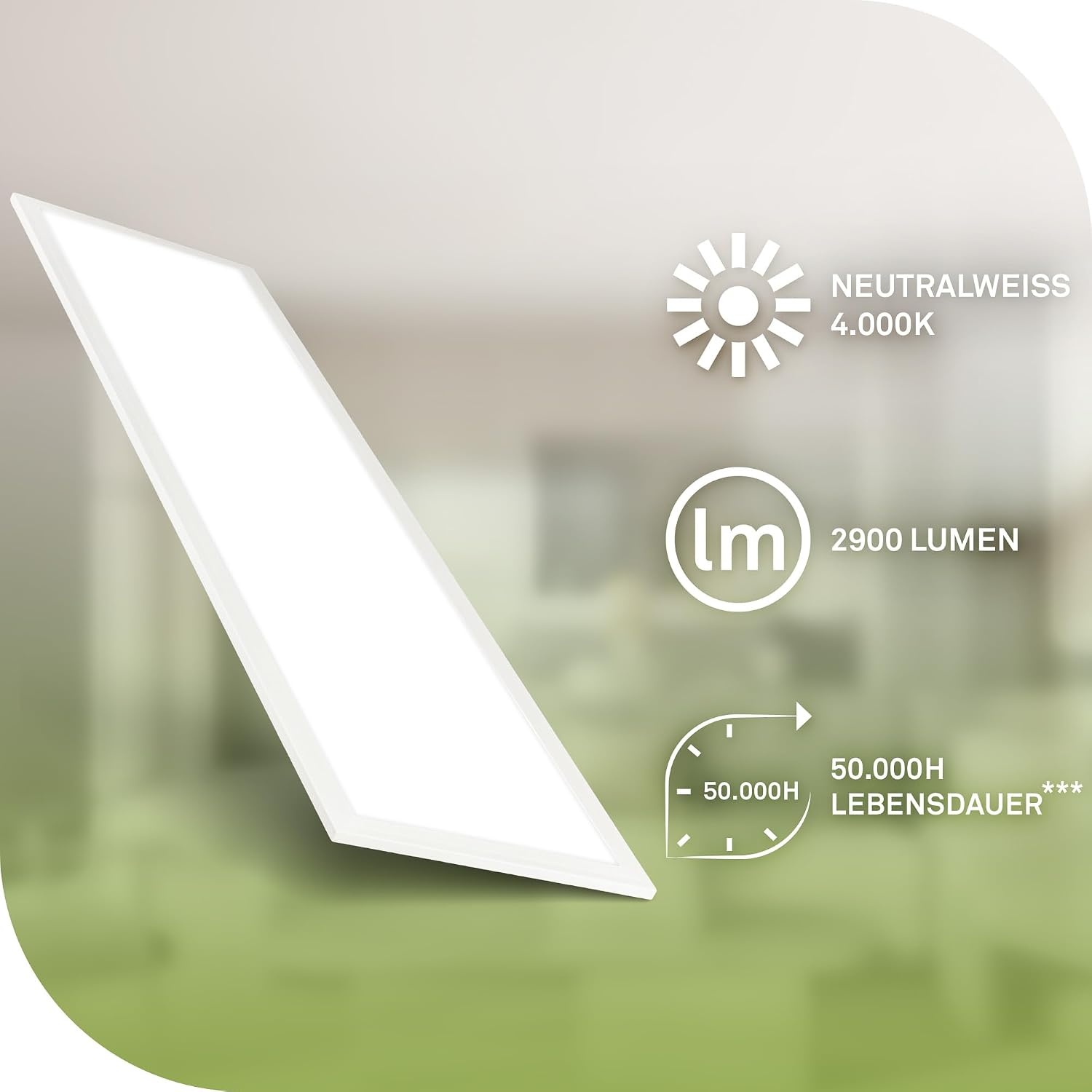 LED Plafondlamp Paneel Wit 13,5W - 57% Korting!