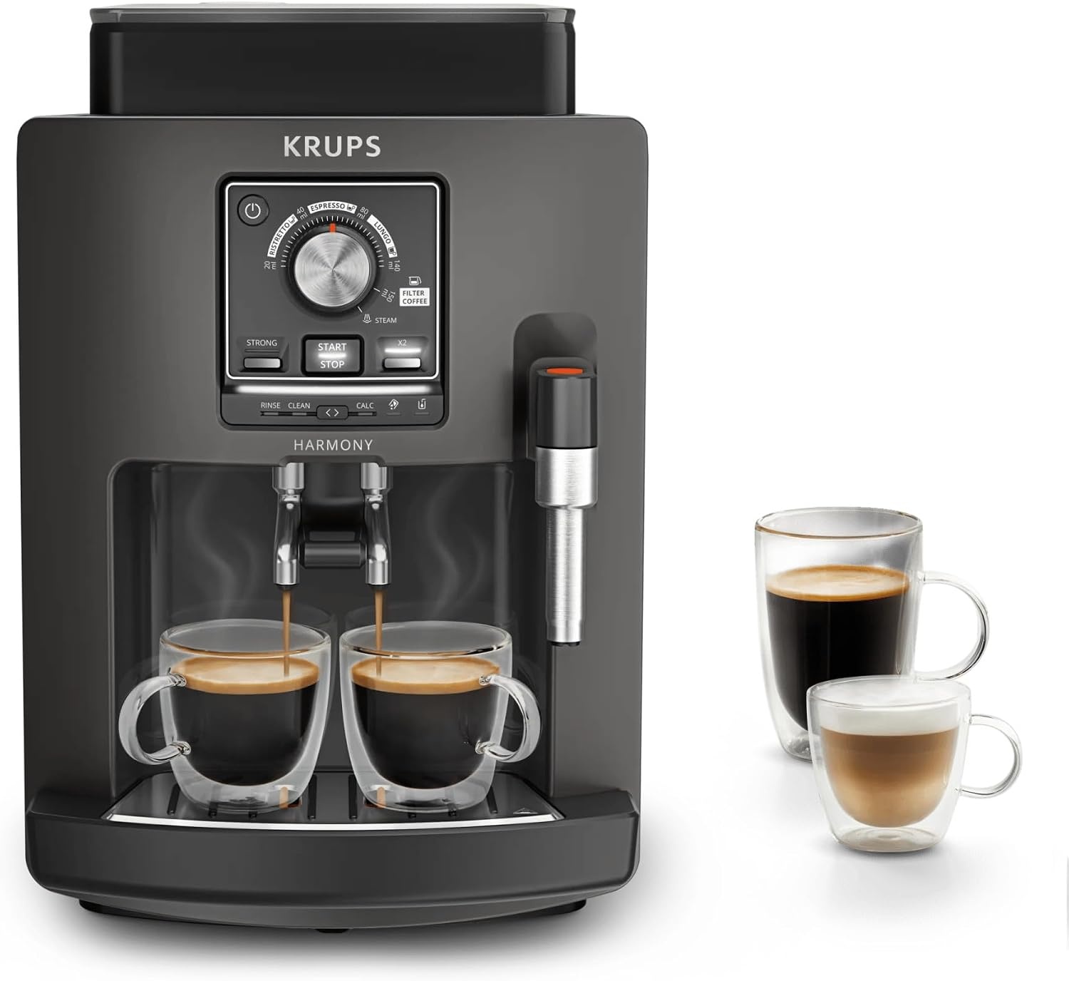 Volautomatische Koffiemachine Krups Harmony EA508B - 15 Bar - 60% Korting!