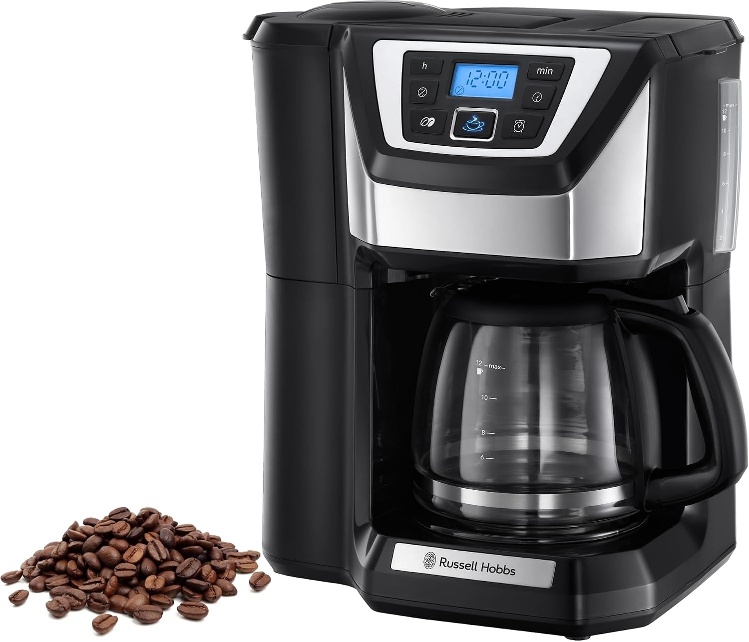 Koffiezetapparaat met Bonenmaler - Zwart - 12 Kopjes - 24% Korting