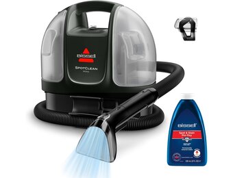 Draagbare Tapijtreiniger Mini | 12.000 Pa Zuigkracht | Blauw | 24% Korting
