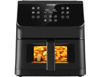 Heteluchtfriteuse 6.2L 1700W met Kijkvenster - 59% Korting