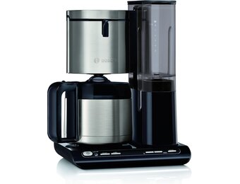 Koffiezetapparaat Zwart RVS 1.1L 8 Kopjes - 24% Korting