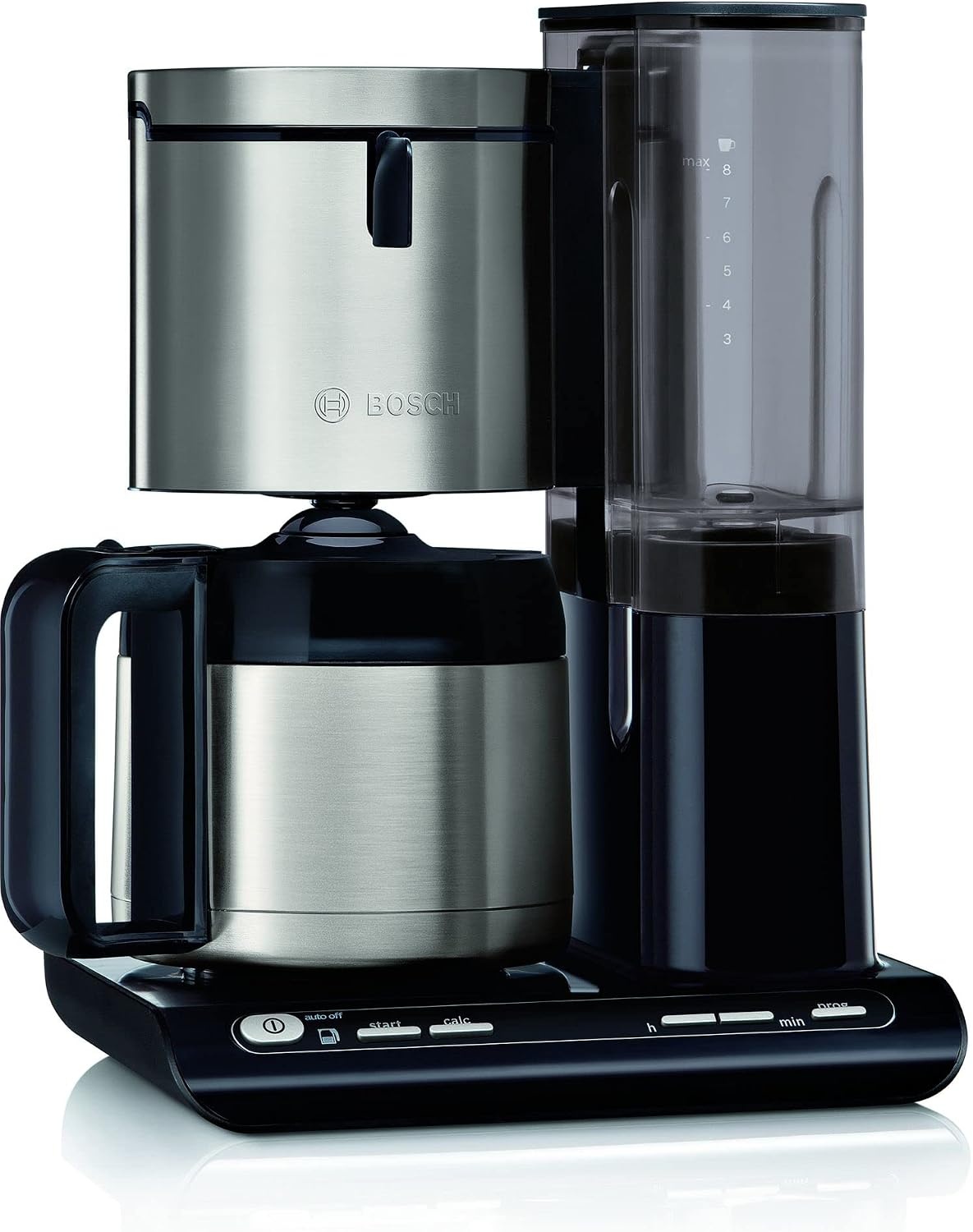Koffiezetapparaat Zwart RVS 1.1L 8 Kopjes - 24% Korting