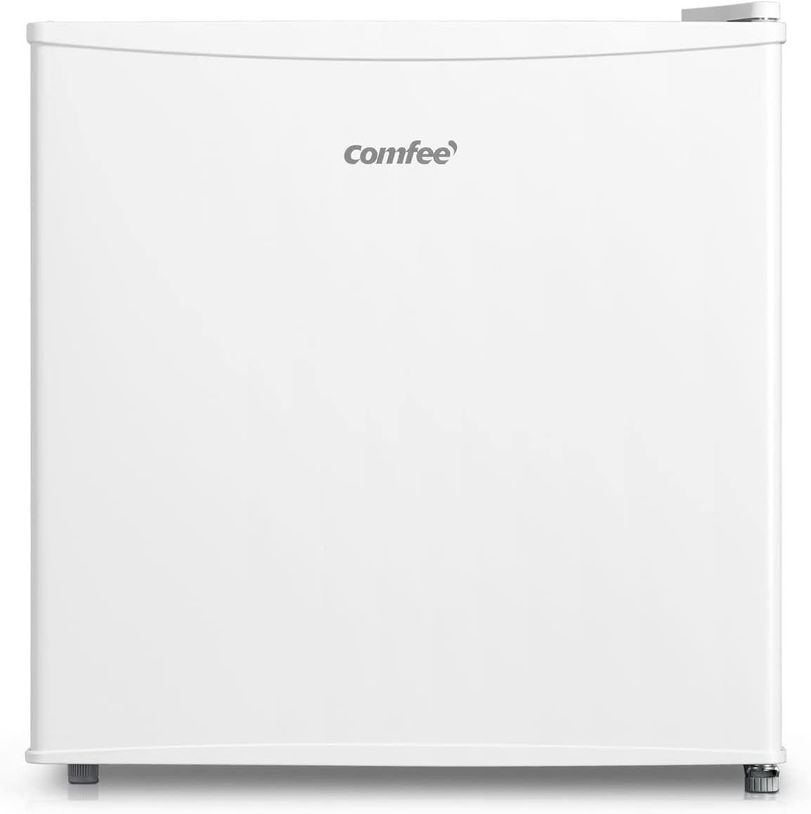 Compacte 43L Minikoelkast met Ijsvak - Ideaal voor Kamer & Kantoor - Wit - 25% Korting