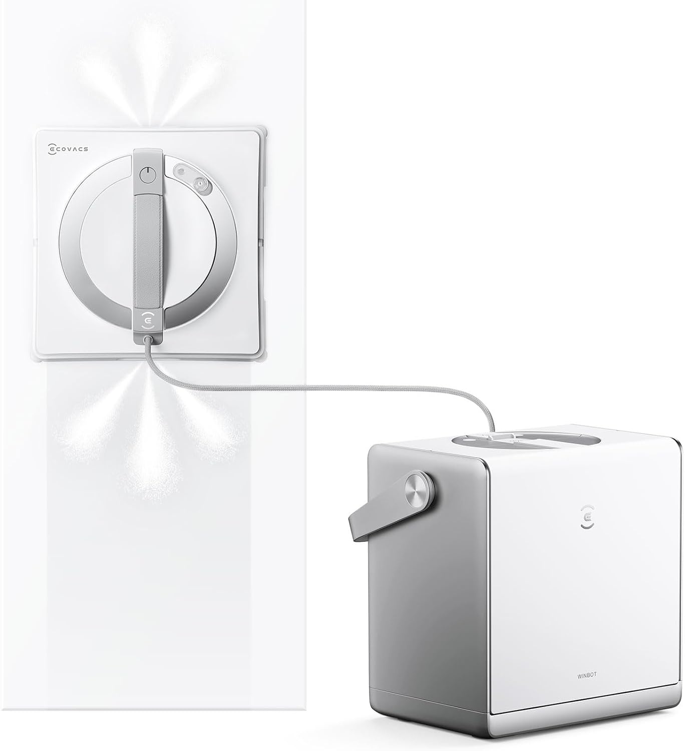 Glasbewassingsrobot WINBOT W2S met Station - 50% Korting!