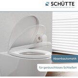 WC-bril Wit Soft-close Quick-release 44,4x36,3 cm Thermoplastisch Krasbestendig - 23% Korting