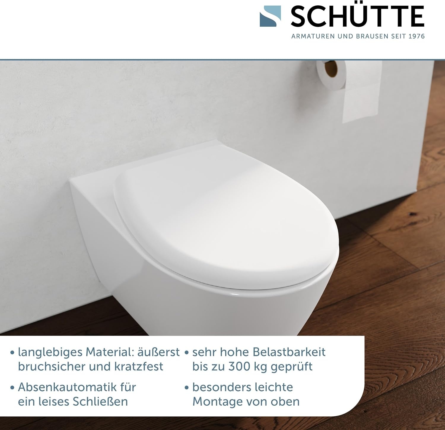 WC-bril Wit Soft-close Quick-release 44,4x36,3 cm Thermoplastisch Krasbestendig - 23% Korting