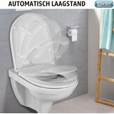 Cornat Premium 8 KSPREMSC800 Ergonomisch Ontwerp Duroplast Easy Care Quick Up & Clean Soft Close-functie Comfortabel inbouwmechanisme Zitting/WC-deksel