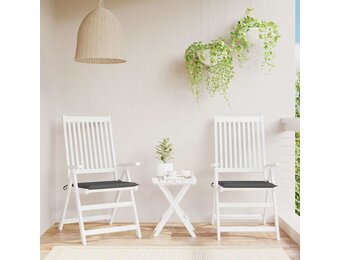 vidaXL Tuinstoelkussens Antraciet (2 stuks) - 23% Korting