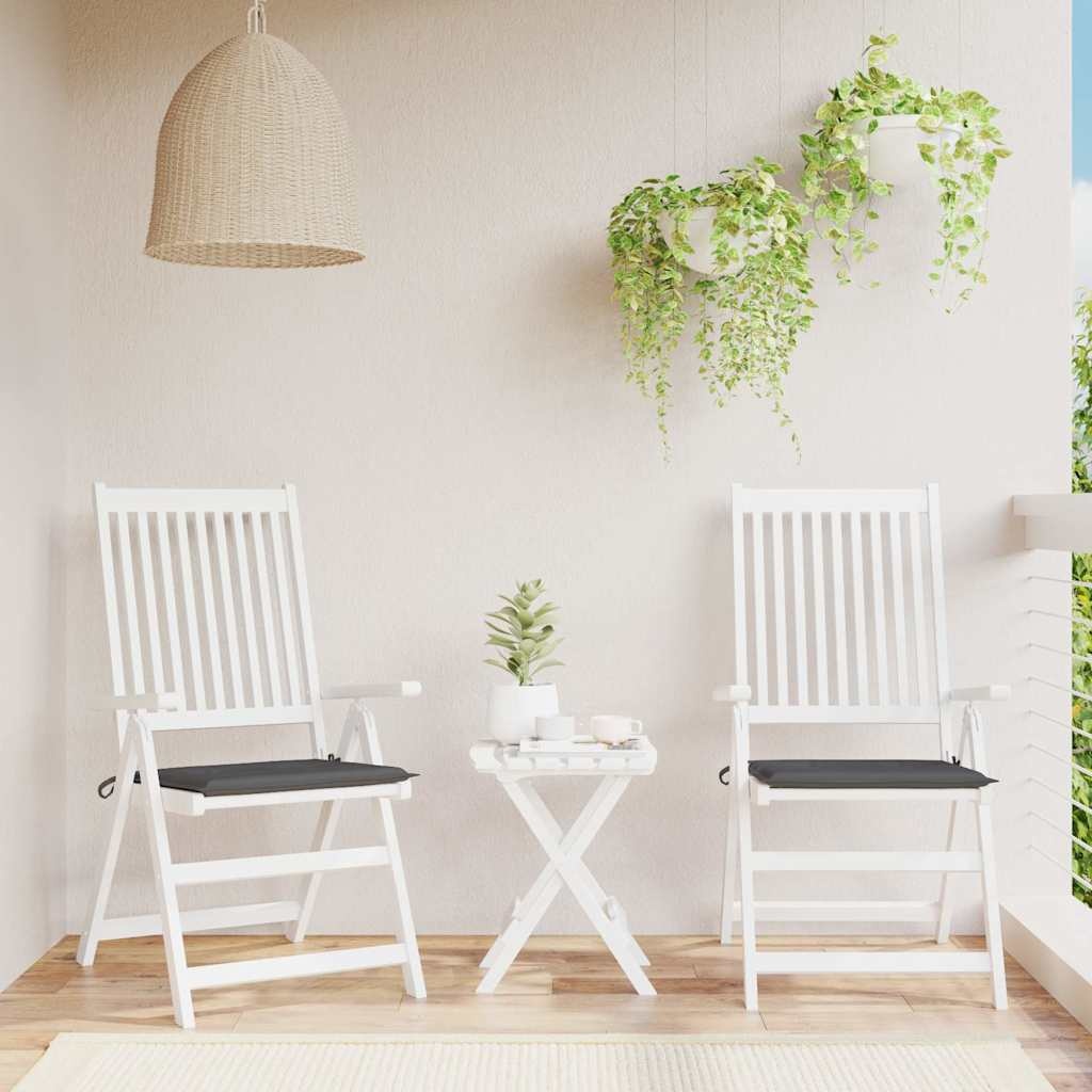 vidaXL Tuinstoelkussens Antraciet (2 stuks) - 23% Korting