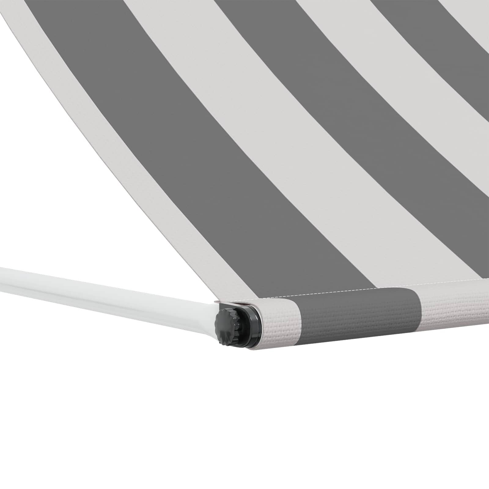 Markies Antraciet/Wit 250x150 cm - 49% Korting