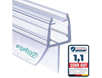Engelbach Douchedeurstrip - 100 cm - Voor 5-8 mm Glas - Transparant