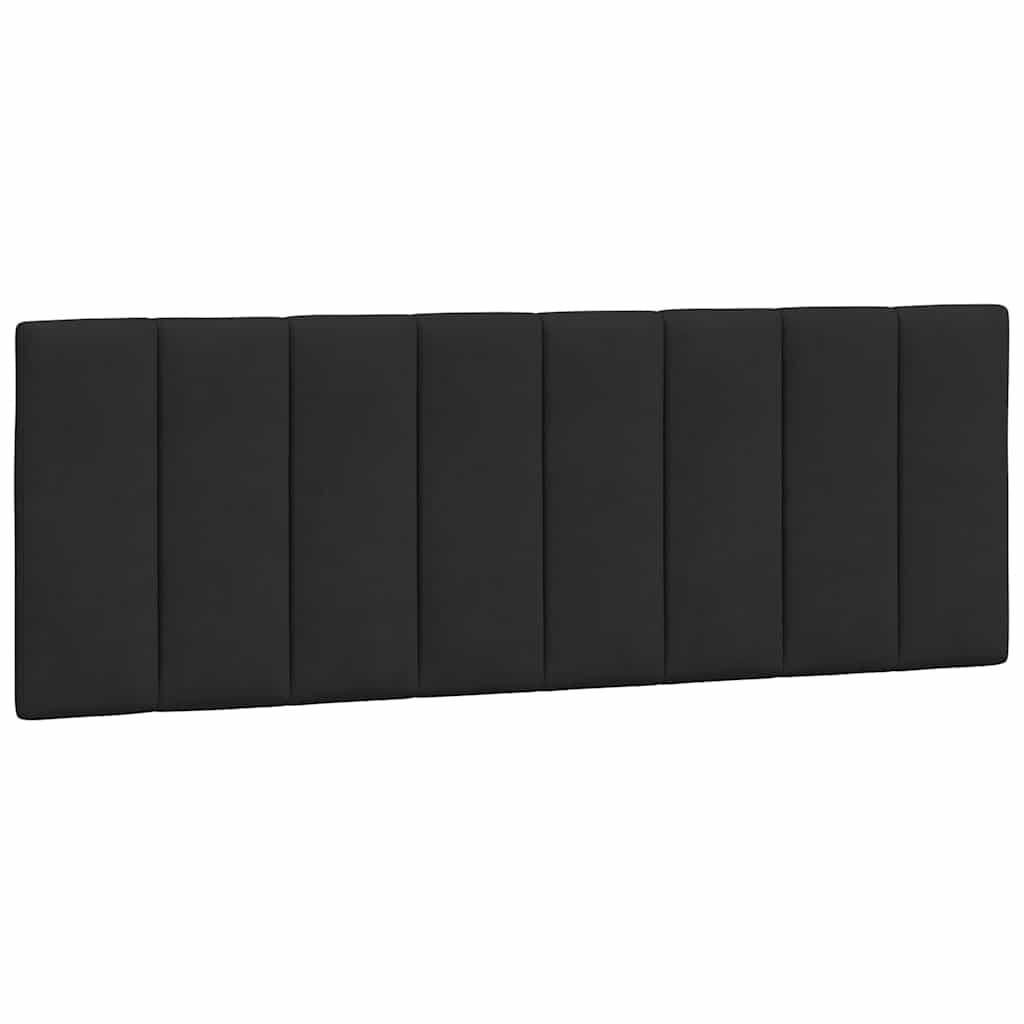 vidaXL Hoofdbordkussen 120 cm fluweel zwart