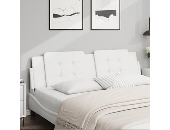 vidaXL Hoofdbordkussen "Zadar" 183 cm kunstleer wit