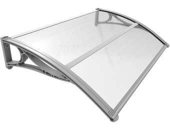 VOUNOT Deurluifel 120 x 80 cm - Zilverkleurig - Bescherming tegen weer en wind