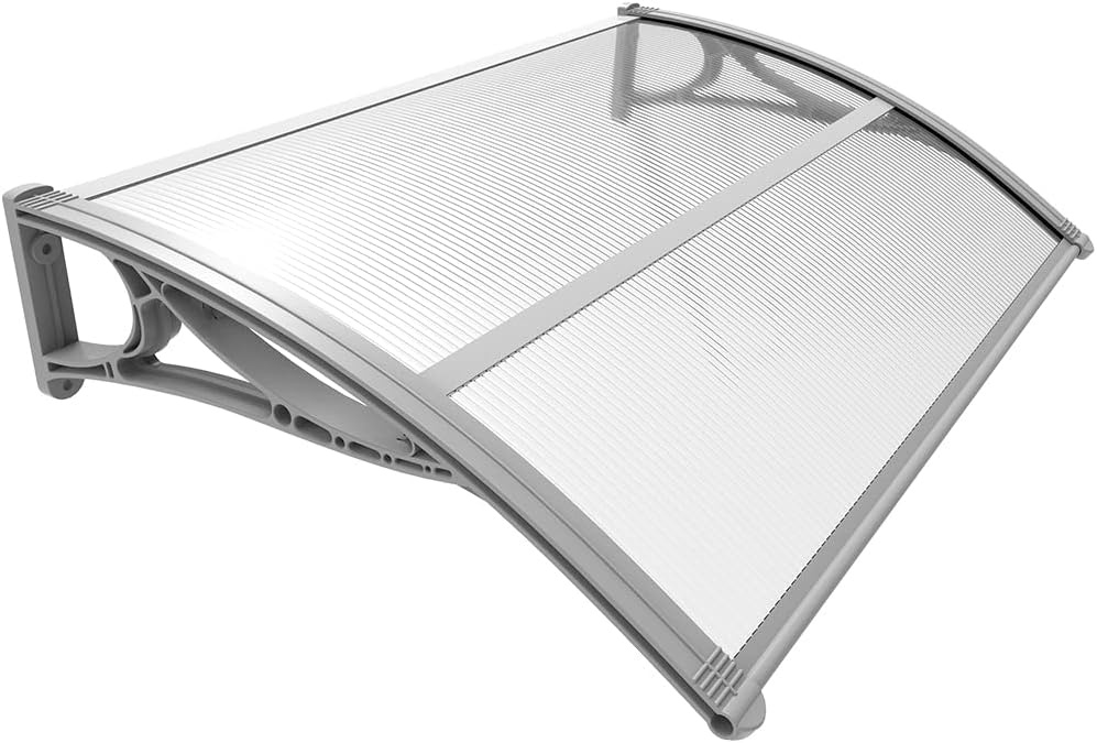 VOUNOT Deurluifel 120 x 80 cm - Zilverkleurig - Bescherming tegen weer en wind