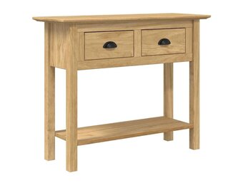 vidaXL Wandtafel BODO Honingbruin 91 x 34.7 x 74 cm Bewerkt hout