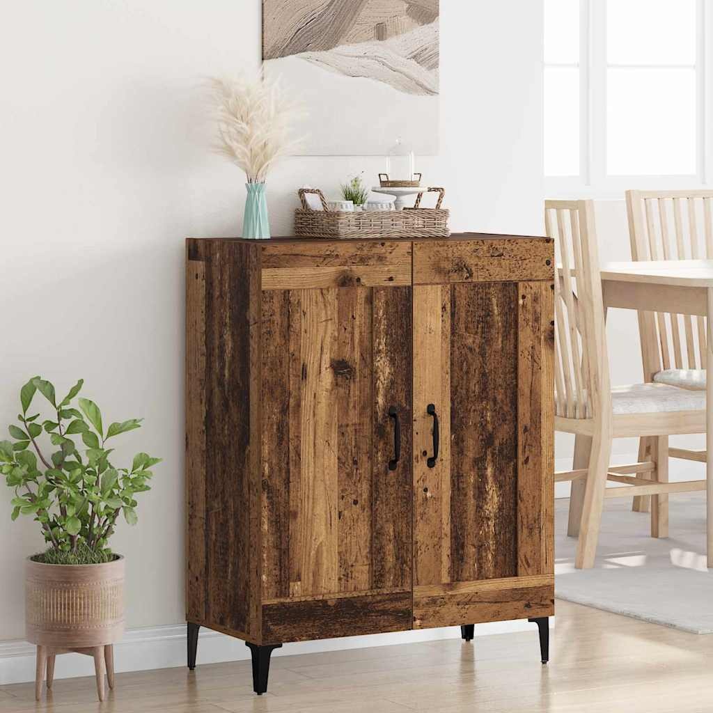 vidaXL Dressoir Oud Hout 69,5 x 34 x 90 cm Bewerkt hout