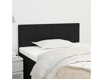vidaXL Hoofdbord 90x5x78/88 cm stof zwart