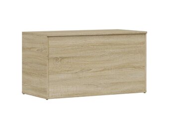 vidaXL Opbergkist 84x42x46 cm bewerkt hout sonoma eikenkleurig