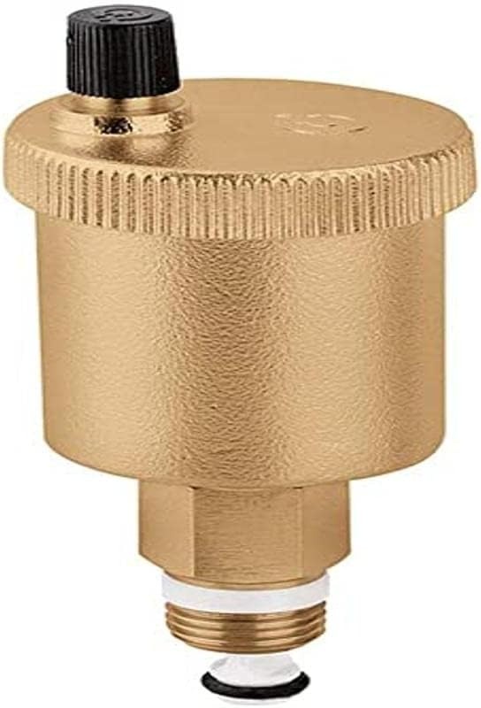 Caleffi Automatische snelontluchting MINICAL 1/2 inch AG met afsluiting, automatische afsluitklep 502140,messing