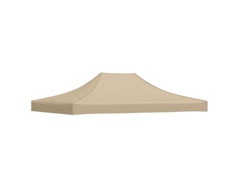 vidaXL Partytentdak 270 g/m² 4,5x3 m beige
