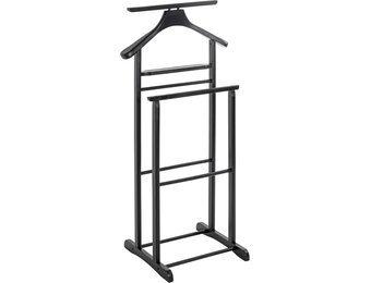 HAKU Kledingstandaard - Kledingbutler - 102 x 47 x 36 cm - Zwart