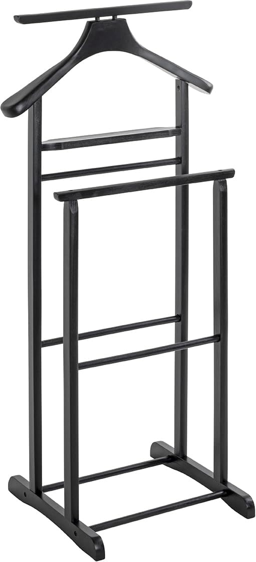 HAKU Kledingstandaard - Kledingbutler - 102 x 47 x 36 cm - Zwart