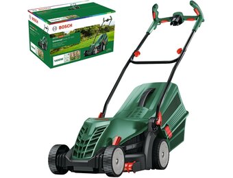 Bosch grasmaaier UniversalRotak 37-555 met snoer (1400 W motorvermogen, maaibreedte: 37 cm, grasopvangbak 40 liter, Ergoflex-handgrepen)