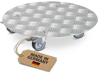 Plantentrolley Zilver Aluminium Ø 38 cm - 24% Korting
