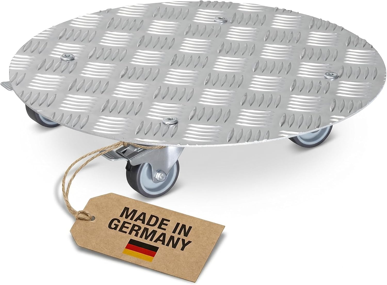 Plantentrolley Zilver Aluminium Ø 38 cm - 24% Korting