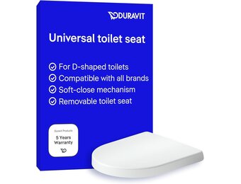 D-Vorm Toiletbril Soft-Close Quick-Release Wit - 24% Korting