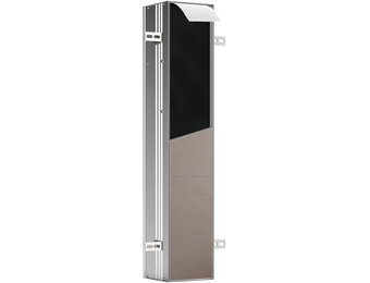 Inbouw Toiletmodule Aluminium Rechtsdraaiend met Push-to-Open - 25% Korting