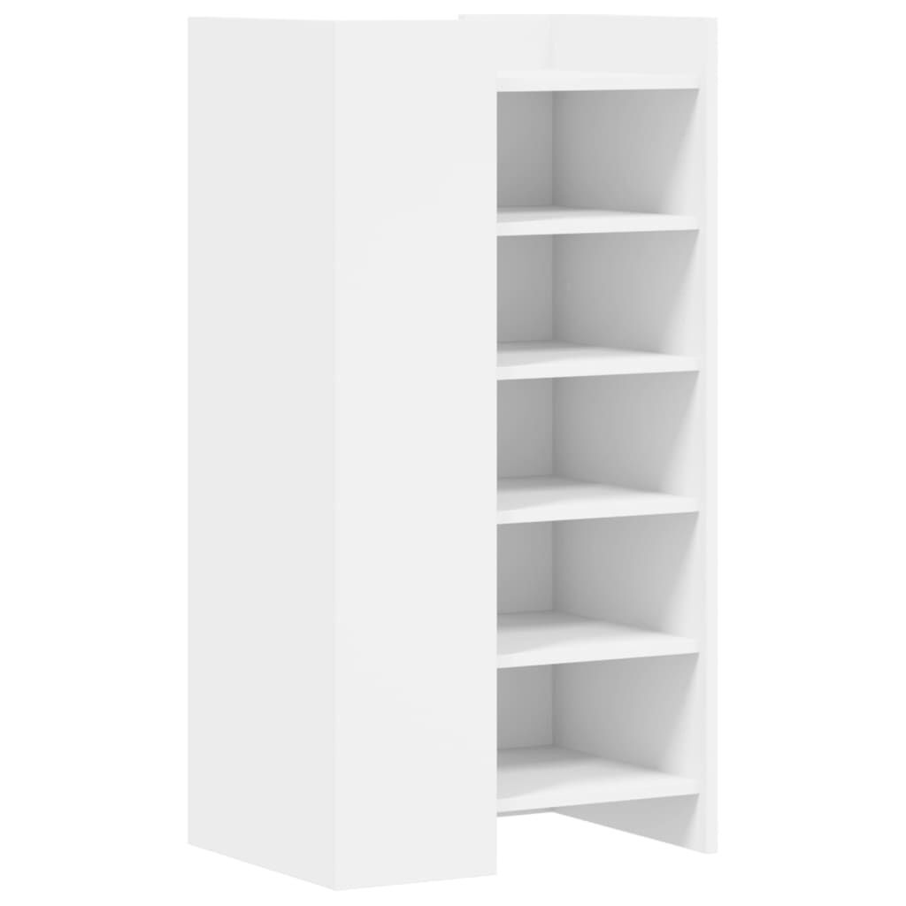 VidaXL Schoenenkast Wit 52x37,5x100 cm Bewerkt Hout - 24% Korting
