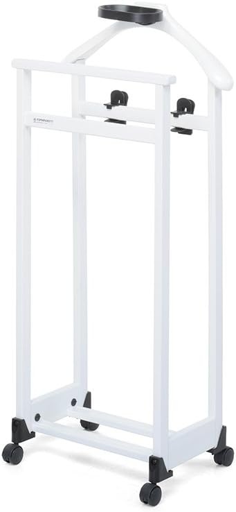 Kledingrek Beukenhout Wit 103 cm | Met Beugels, Klemmen & Schoenplank | 25% Korting
