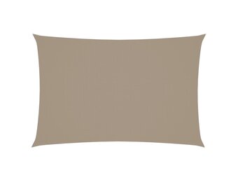 Rechthoekig Zonnedoek 2x4m Taupe - Oxford Stof - 23% Korting