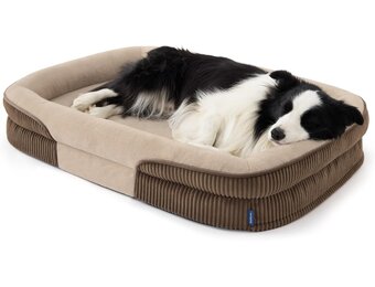Orthopedisch Hondenbed XL - 106x76cm - Bruin - 24% Korting