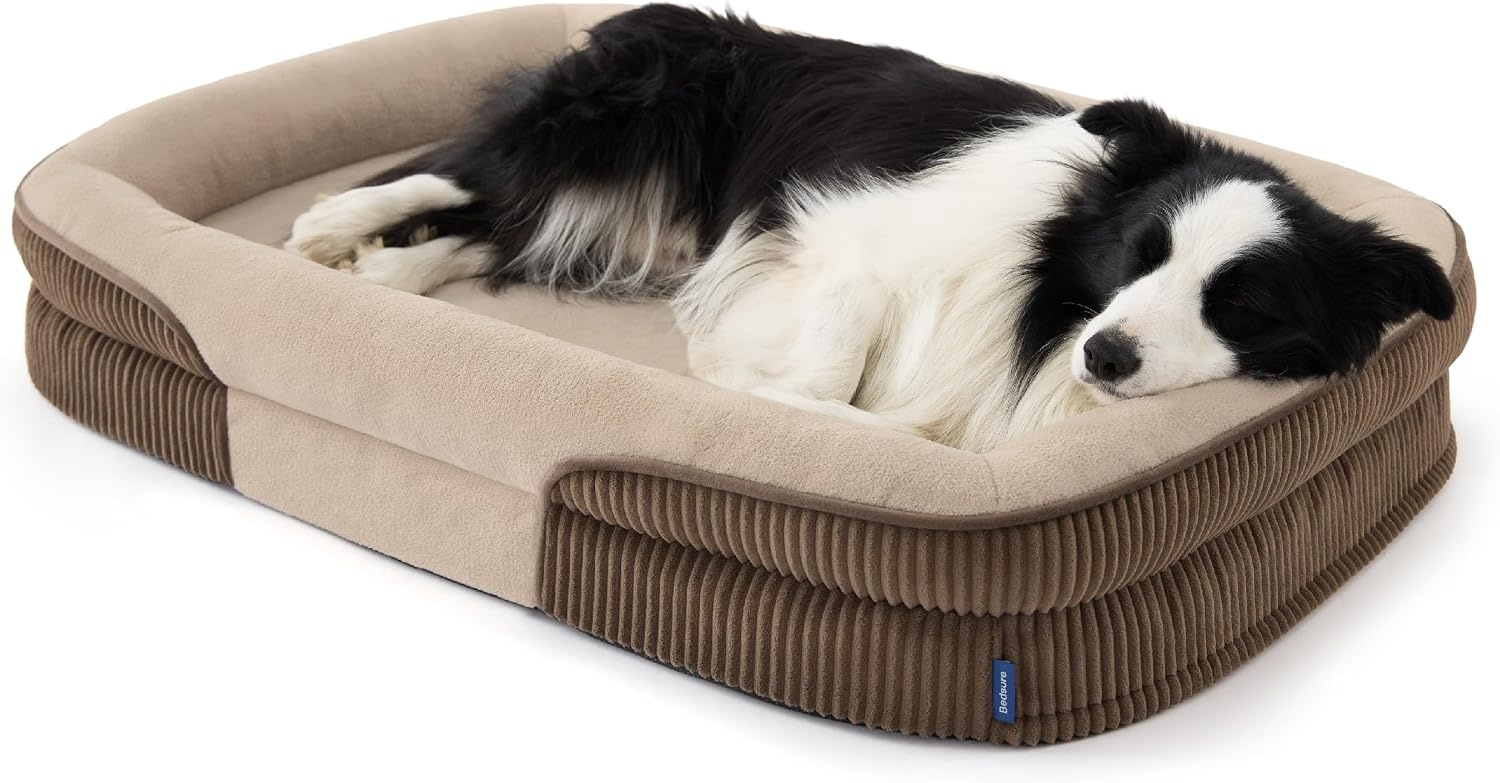 Orthopedisch Hondenbed XL - 106x76cm - Bruin - 24% Korting