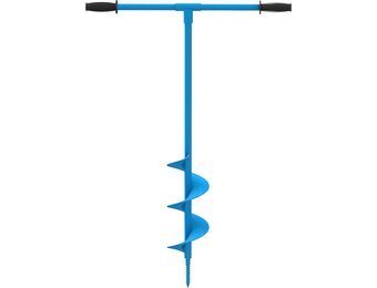 Güde Handerdboor GH 150 (totale lengte 104 cm, ø 15 cm, voor het plaatsen van hekpalen, beplanting etc, antislip handgrepen, grote metalen dwarsgreep voor optimale krachtoverbrenging)