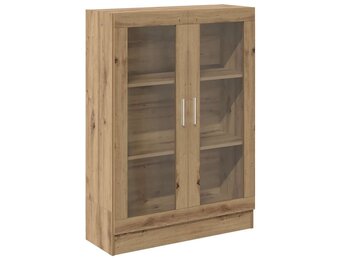 vidaXL Boekenkast 82,5x30,5x115 cm bewerkt hout artisanaal eikenkleur