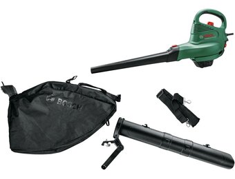 Bosch elektrische bladruimer UniversalGardenTidy 3000 (3000 W, opvangzak 50 l, variabel toerental, voor het blazen, zuigen en hakselen van bladeren, in kartonnen doos)