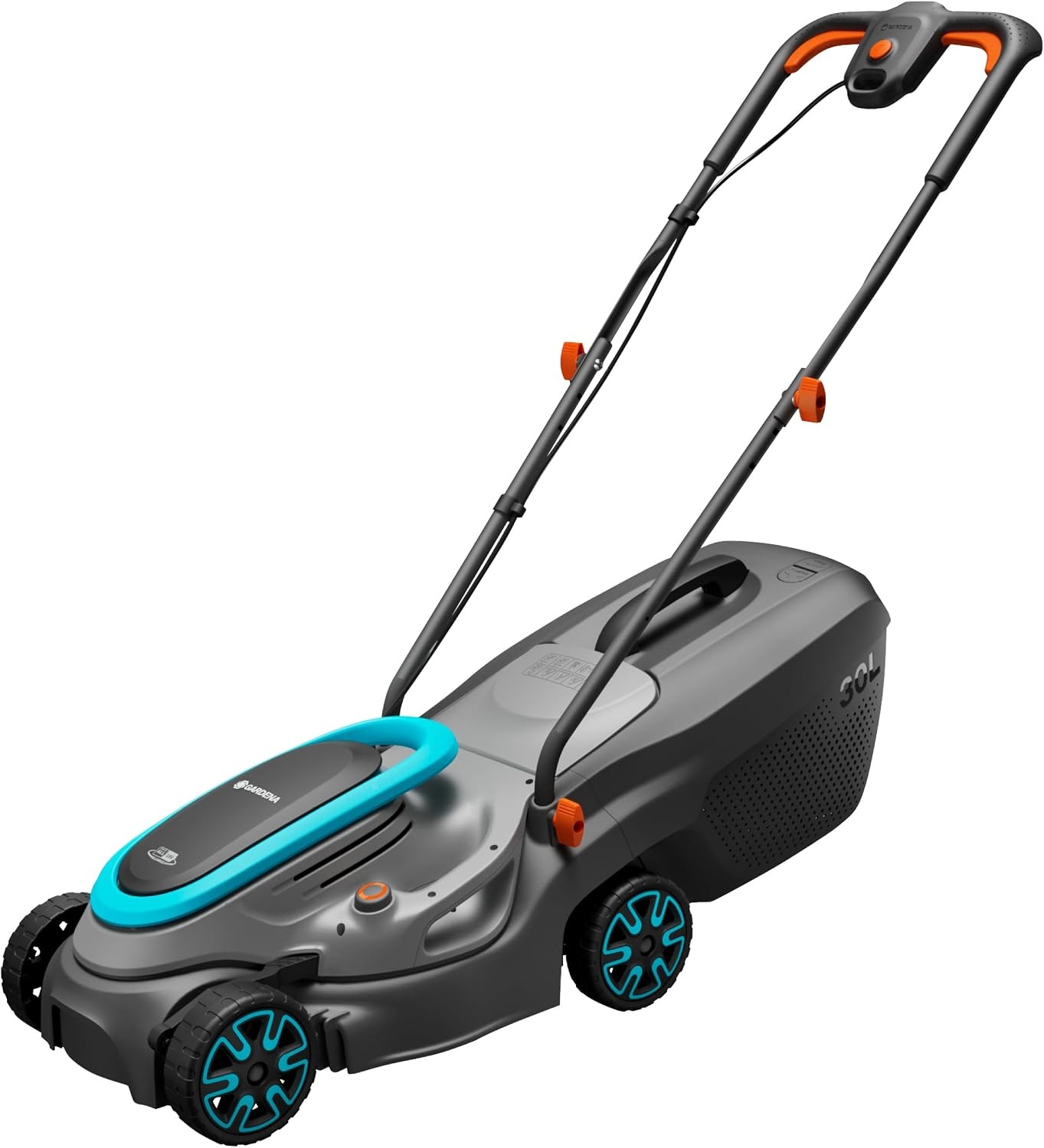 Gardena PowerMax 32/18V P4A Accu Tondeuse - 32 cm - Turquoise/Zwart