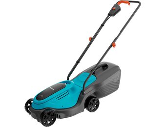 Gardena Cordless Lawn Mower EasyMax 30/18V P4A Ready-to-Use Set: Cutting Blade, Lightweight, Height Adjustment, Grass Catch, Cordless (14629-20) - Maat 30cm