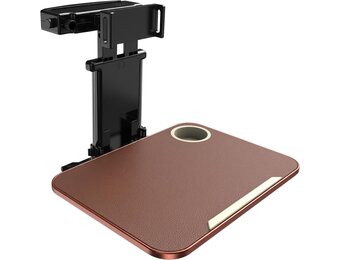Autotafel voor achterbank, reistafel, auto, kinderen, volwassenen, autotafel voor achterbank, passagiers, met bekerhouder en universele tablet- en telefoonstandaard