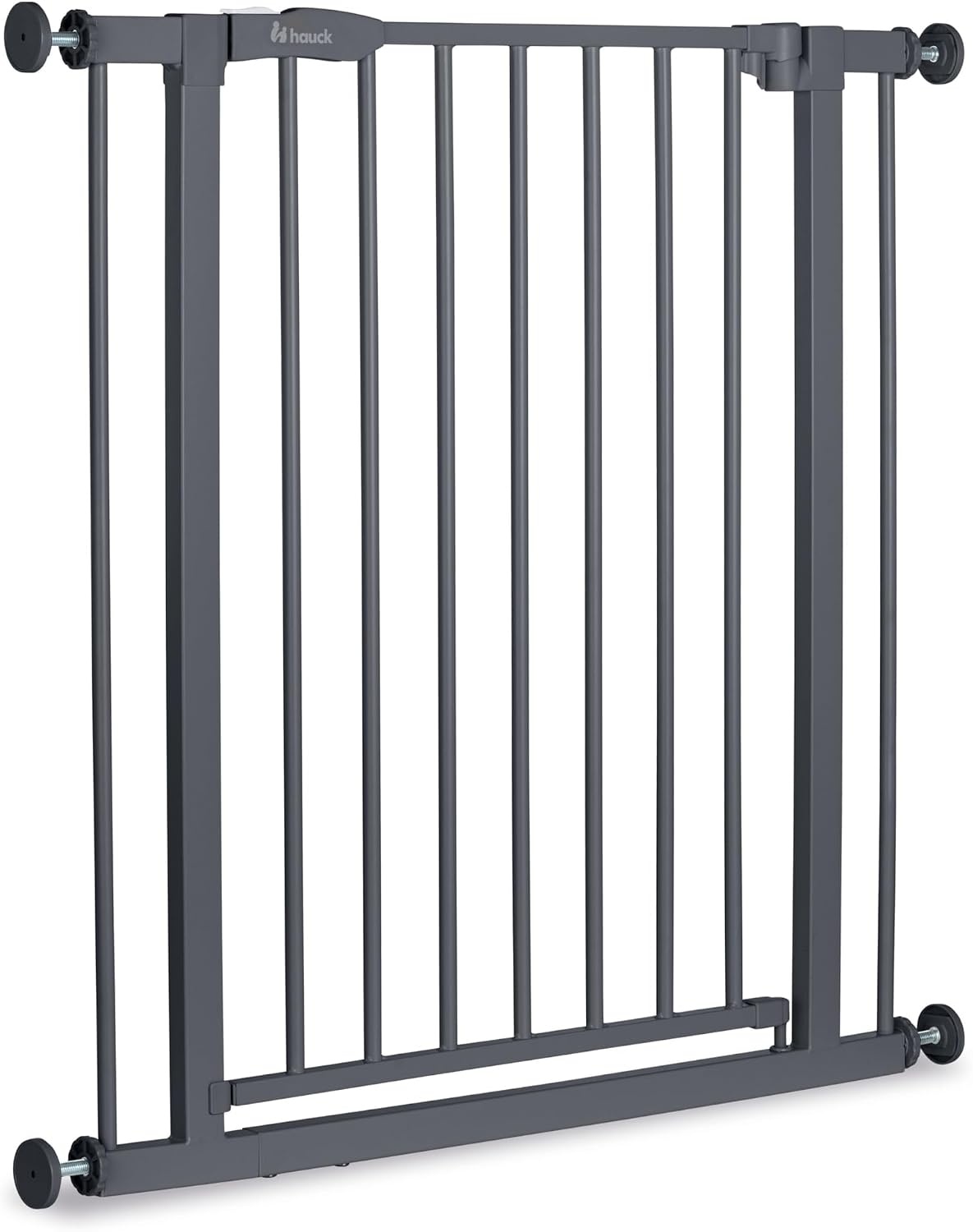 hauck Open N Stop 2, Dark Grey - Veiligheidshekje & Hondenhekje, 75–80 cm