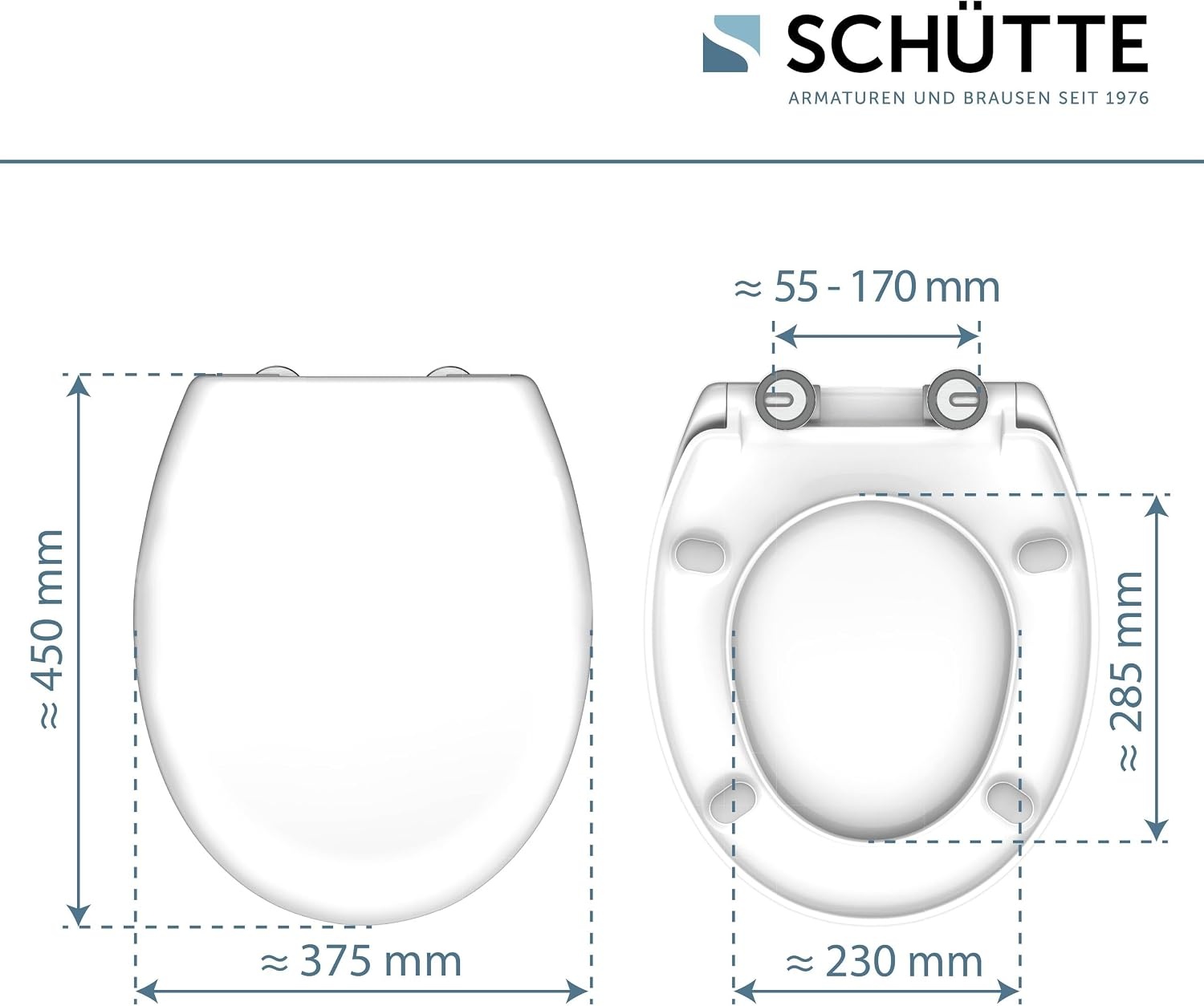 Ovale WC-bril Softclose Wit - 23% Korting