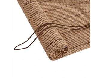 VidaXL Bamboe Rolgordijn Bruin 130x220cm - 24% Korting