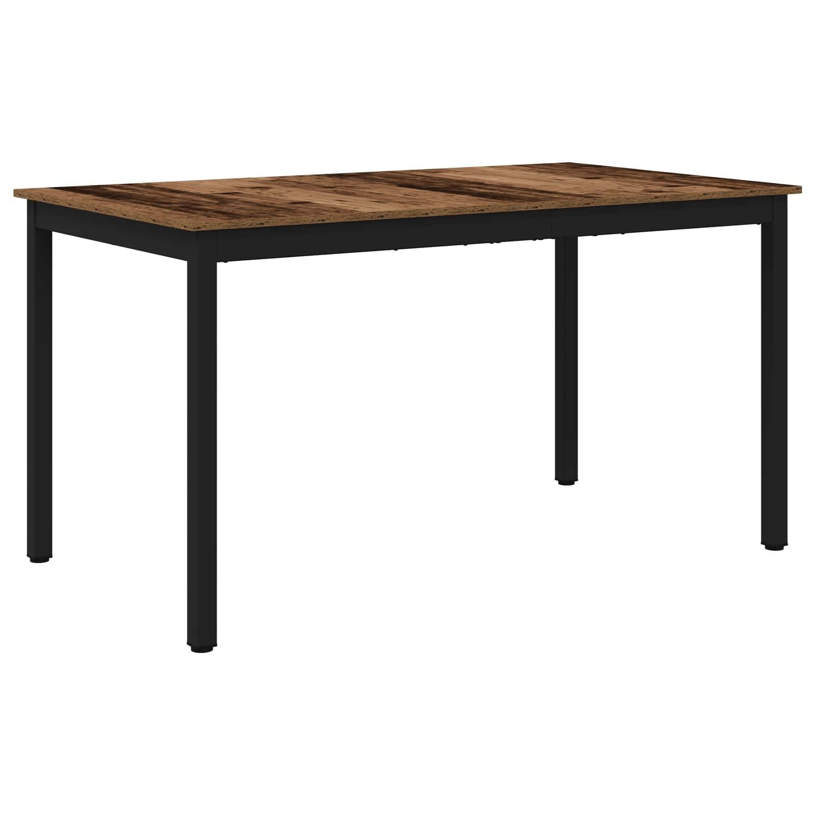 vidaXL Eettafel Oud Hout Bewerkt Hout 140x80cm - 25% Korting