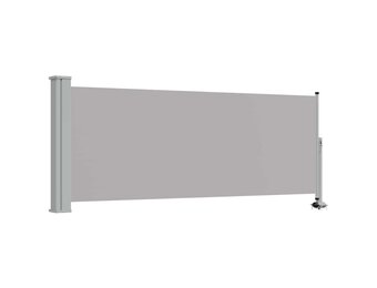 Uittrekbaar Tuinscherm 100x300cm Grijs - 24% Korting!