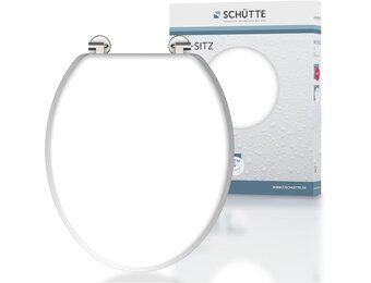 Wit MDF Toiletbril (23% korting) - Duurzaam & Hygiënisch